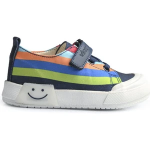 925,B23Y,243  Bebe Keten Işıklı Ayakkabı Lacivert