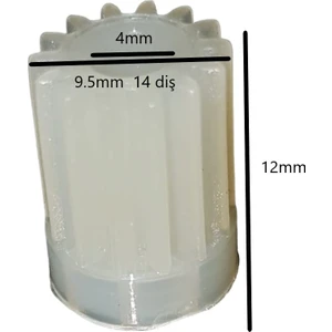 Arzum Blender Seti Çırpma Topu Adaptörü Demir Mil Dişlisi (Çırpıcı Topu Dişli Kutusunda) Uyumlu