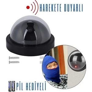 Pilli Hareket Sensörlü Caydırıcı Kamera