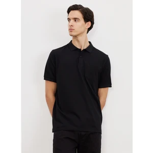 Altınyıldız Classics Polo Yaka Siyah Erkek T-Shirt 4A9000000004