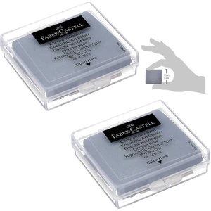 Hamur Silgi Gri Kutulu 2 Paket Faber Hamur Silgi Çizim Silgisi Yoğrulabilir Silgi Plastik Kutulu