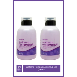 Pompalı Asetonsuz Oje Çıkarıcı 450 ml X2 Adet