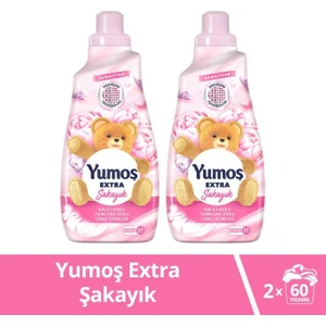 Extra Konsantre Çamaşır Yumuşatıcısı Şakayık 1440 ml 2'li Set