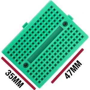 Syb-170 Mini Yapışkanlı 170 Pin Breadboard - Yeşil