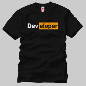 Built By Crazy Developer Hub Tişört