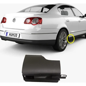 Volkswagen Passat B6 2006 - 2010 Arka Marşbiyel Uç Kapağı Sağ Yolcu Tarafı - 3C0853898A