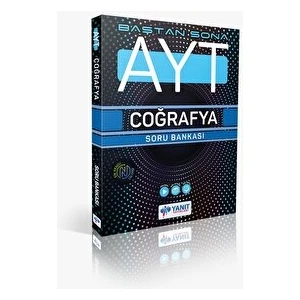 Yanıt Yayınları  AYT Baştan Sona Coğrafya Soru Bankası