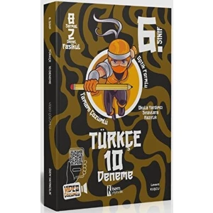 İSEM Yayıncılık 2023k 6. Sınıf Türkçe 10 Deneme