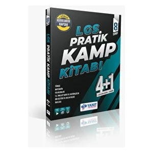 Yanıt Yayınları  8. Sınıf Pratik Kamp Kitabı (4+1) 1. Dönem Konular