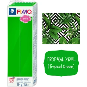 Fimo Soft Polimer Kil 454Gr. Tropical Green