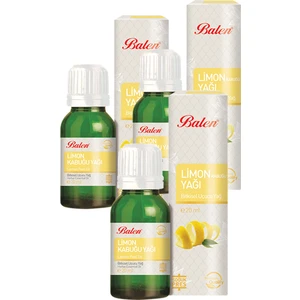 3 Kutu Limon Kabuğu Yağı 20 ml x 3 Adet Limon Yağı