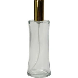 Boş Cam Şişe 100 ml 5 Adet Kadın Parfüm Şişesi + Valf Takım