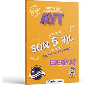 Veri Yayınları Ayt Edebiyat Son 5 Yıl Video Çözümlü Orijinal Çıkmış Sorular ve Çözümleri 2023