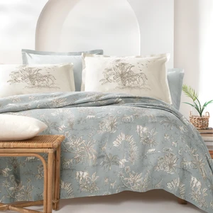 Bedding Aster Çift Kişilik Pike Takımı - Adaçayı