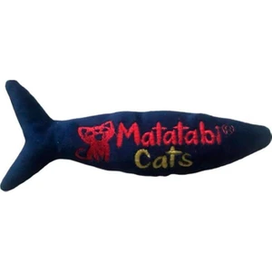 Matatabi Cats Jr.fish Sesli, Peluş Kedi Oyuncağı 20 cm Matatabi Içerikli (Kedi Nanesi/otu Içermez)