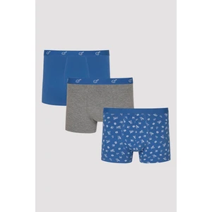 Navy Sleep 3lü Boxer