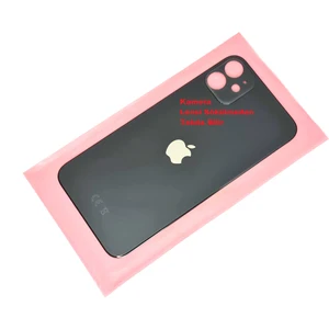 Iphone 11 Arka Pil Batarya Kapağı (Cam) Siyah