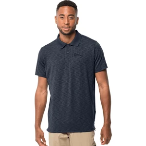 Jack Wolfskin Travel Polo M Erkek Lacivert T-Shirt 1804543-1010