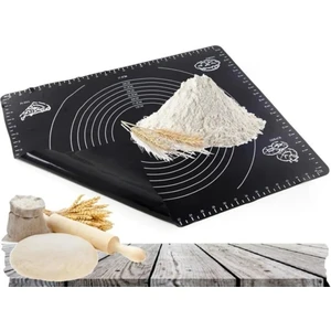 Silikon Çok Amaçlı Geniş Hamur Matı Hamur Açma Matı 40*50 cm