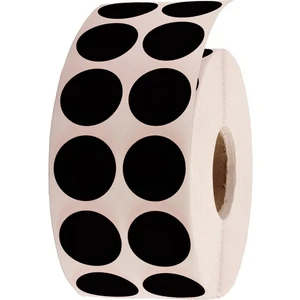 20MM Nokta Etiketi 2500 Lü Siyah