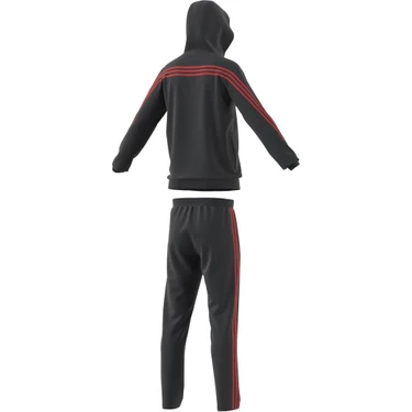 Black and orange adidas hot sale tracksuit