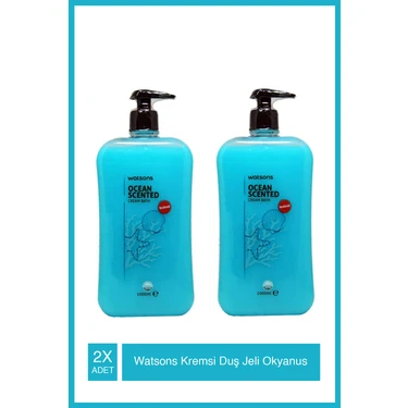 Watsons Okyanus Kremsi Duş Jeli 1000 ml X2