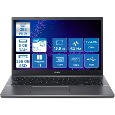 Acer EX215-55 Intel Core i5 1235U 8GB 256GB SSD Windows 11