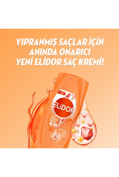 Elidor Superblend Saç Bakım Şampuanı Anında Onarıcı Bakım 400 ml + Serum Bakım Kremi 200 ml