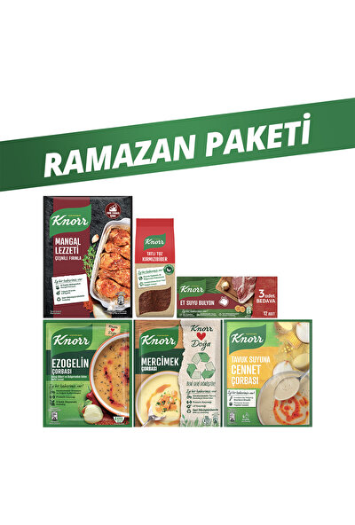Knorr Ramazan Paketi Bulyon Baharatlar Çeşni ve Çorbalar