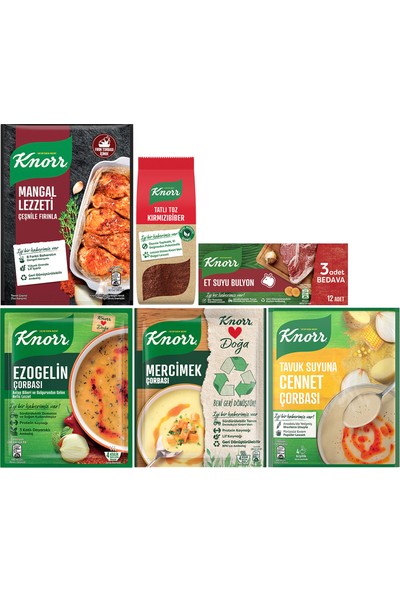 Knorr Ramazan Paketi Bulyon Baharatlar Çeşni ve Çorbalar