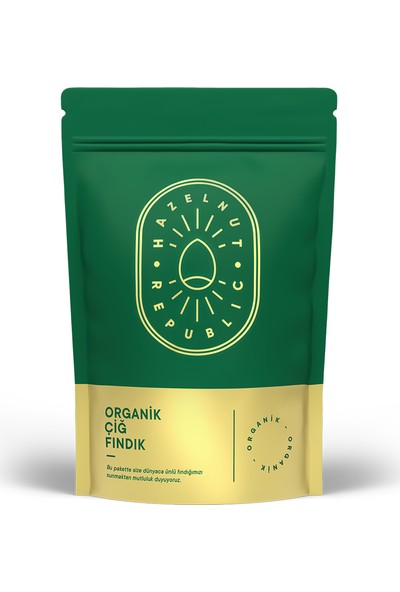 Hazelnut Republic Organik Çiğ Fındık 180 gr