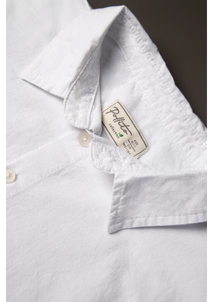 Erkek Çocuk Beyaz Klasik Yumuşak Dokulu Düz Gömlek fiyatları