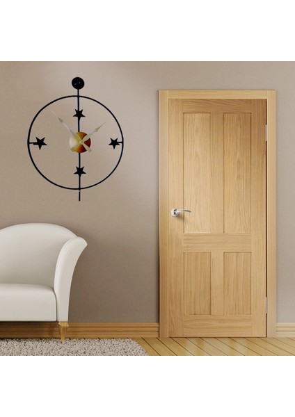 Almada Siyah Metal Duvar Saati 58 x 76 cm MKN-103-BLACK fiyatları