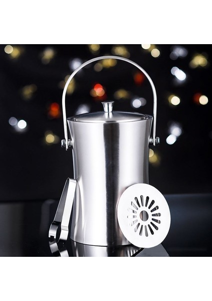 Çelik Çift Cidarlı 2 Lt Maşalı Buz Kovası Kapaklı Buzluk CIN422 modelleri