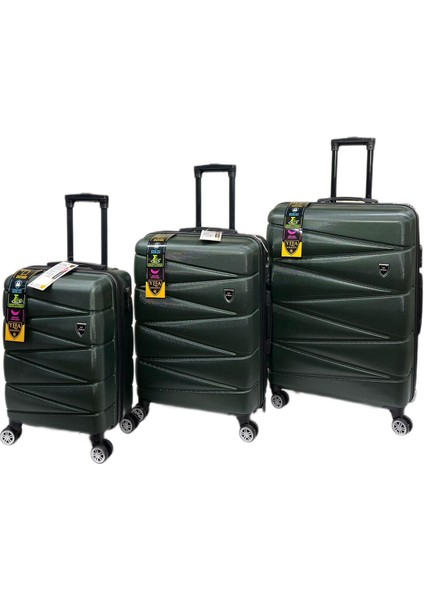 Yefa Kırılmaz Abs 3 Lü Valiz Seti