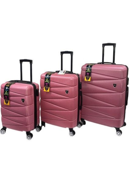 Yefa Kırılmaz Abs 3 Lü Valiz Seti