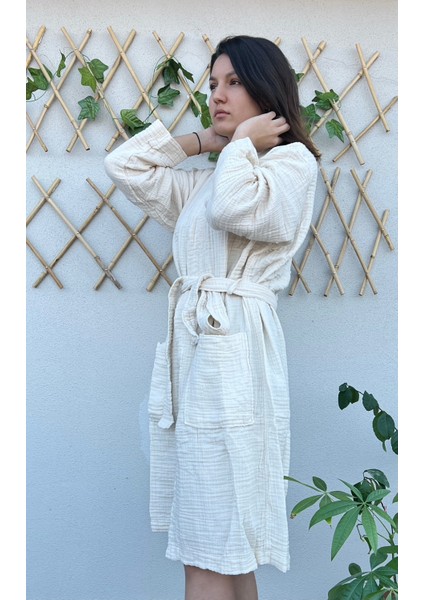 4 Katlı %100 Pamuk Muslin Bornoz fiyatları