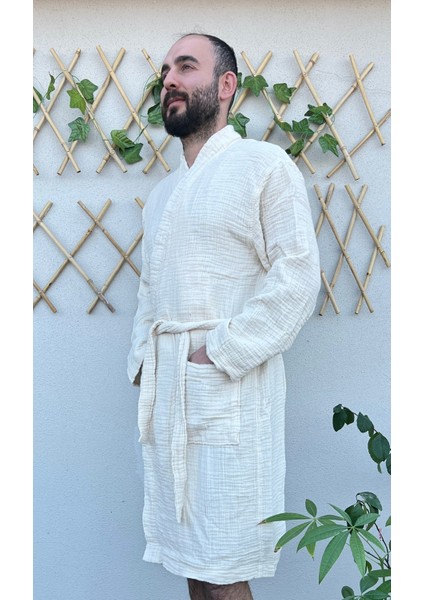 4 Katlı %100 Pamuk Muslin Bornoz modelleri