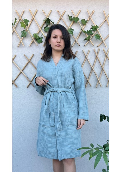 4 Katlı %100 Pamuk Muslin Bornoz fiyatları