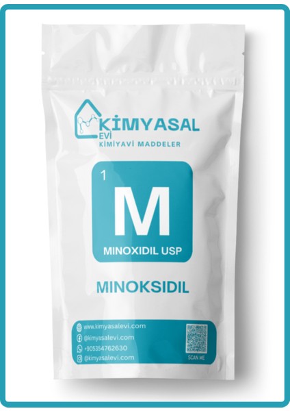 Kimyasal Evi Minokisidil-Minoxiidil Usp Hammadde  25G