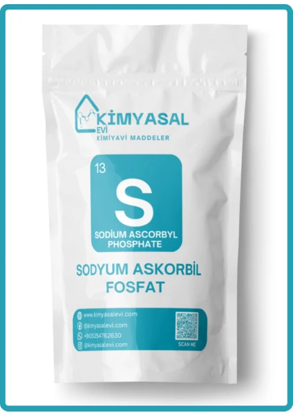 Kimyasal Evi Sodyum Askorbil Fosfat-Sodium Ascorbyl Phosphate Hammadde 25G