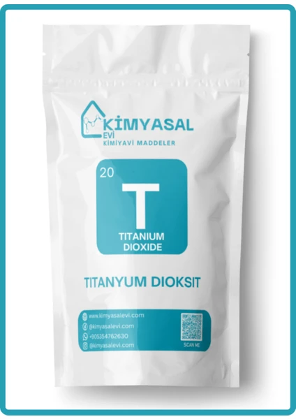 Kimyasal Evi Tıtanyum Dıoksıt-Tıtanıum Dıoxıde Hammadde 100G