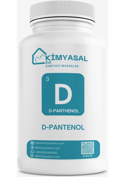 D-Pantenol-D-Panthenol Hammadde 100G