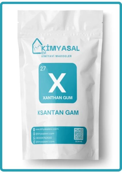 Kimyasal Evi Ksantan Gam-Xanthan Gum Hammadde 100G