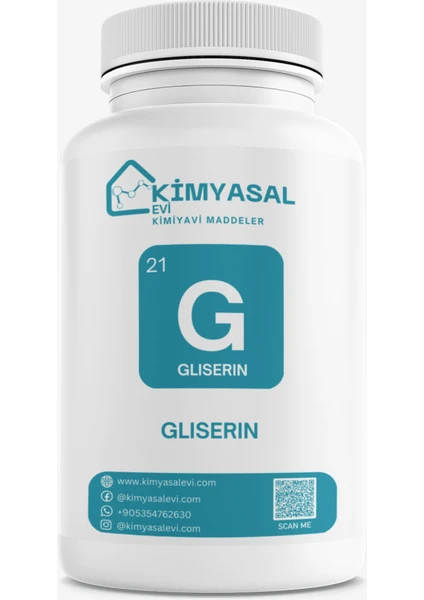 Kimyasal Evi Gliserin-Glycerin Hammadde 1000G