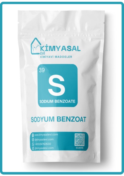 Sodyum Benzoat-Sodıum Benzoate Hammadde 100G