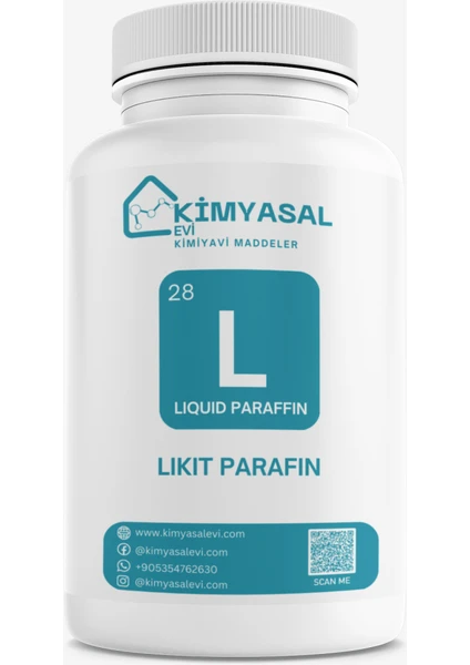 Kimyasal Evi Lıkıt Parafın-Lıquıd Paraffın Hammadde 500G