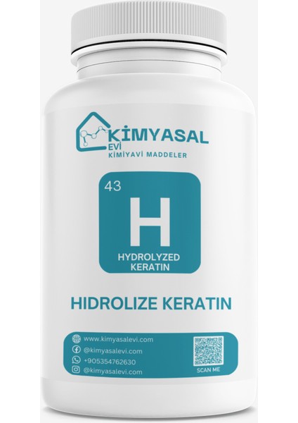 Hıdrolıze Keratın-Hydrolyzed Keratın Hammadde 100G