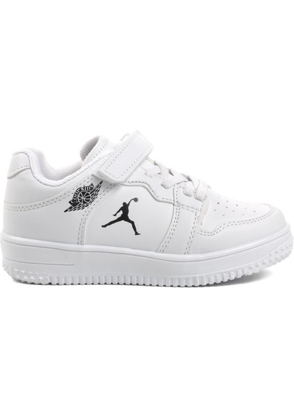 Haykat Kısa-P Beyaz Cırtlı Çocuk Sneaker