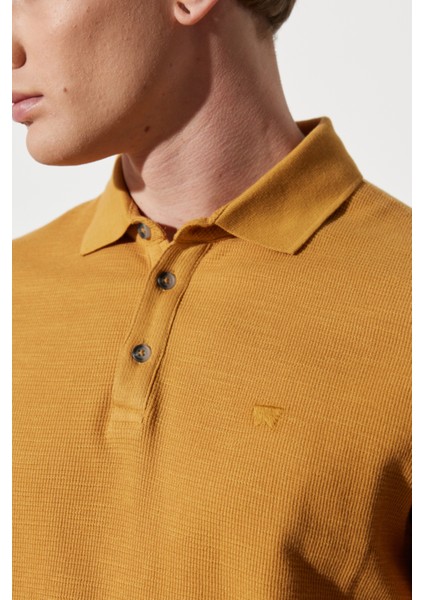 Regular Fit Normal Kesim %100 Pamuk Polo Yaka Haki Tişört indirimleri